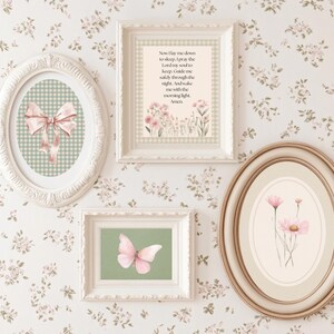 Vintage Girl Nursery Prints: Watercolor Gallery Wall Art (Digital Download)