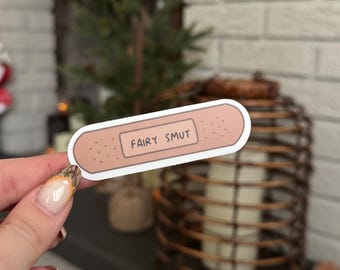 Fairy Smut Sticker: Bookish Fantasy Romance, Waterproof Vinyl