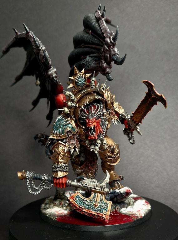 WARHAMMER 40K ANGRON, Daemon Primarch of Khorne - Painting Painted Commission EUR 350,00 - FR