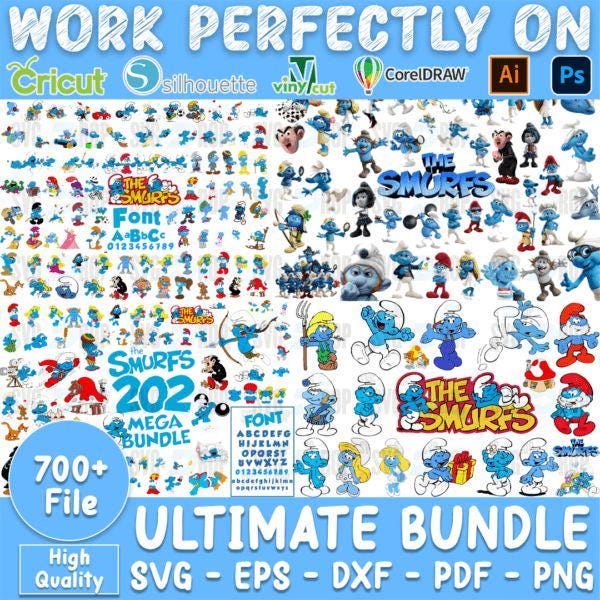 Smurf characters - Etsy 日本