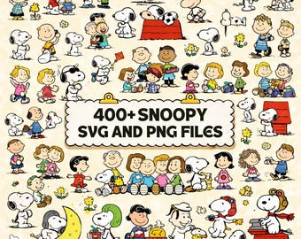 Paquete de imágenes prediseñadas de adorables amigos beagles / Cachorros retro PNG SVG EPS JPG PDF / Paquete de pegatinas de perros de dibujos animados / Gráficos digitales para fiestas infantiles
