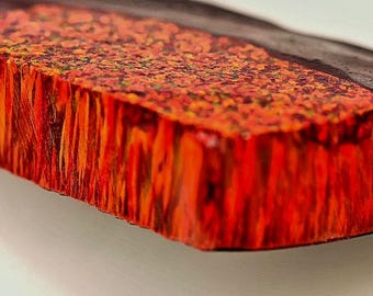 Crushed Opal, Tigers Blood,, (1 gram)