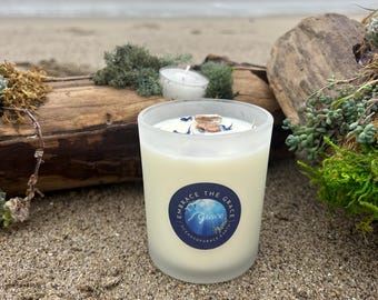 All Natural Beeswax Candle, Essential Oils, Glass Jar