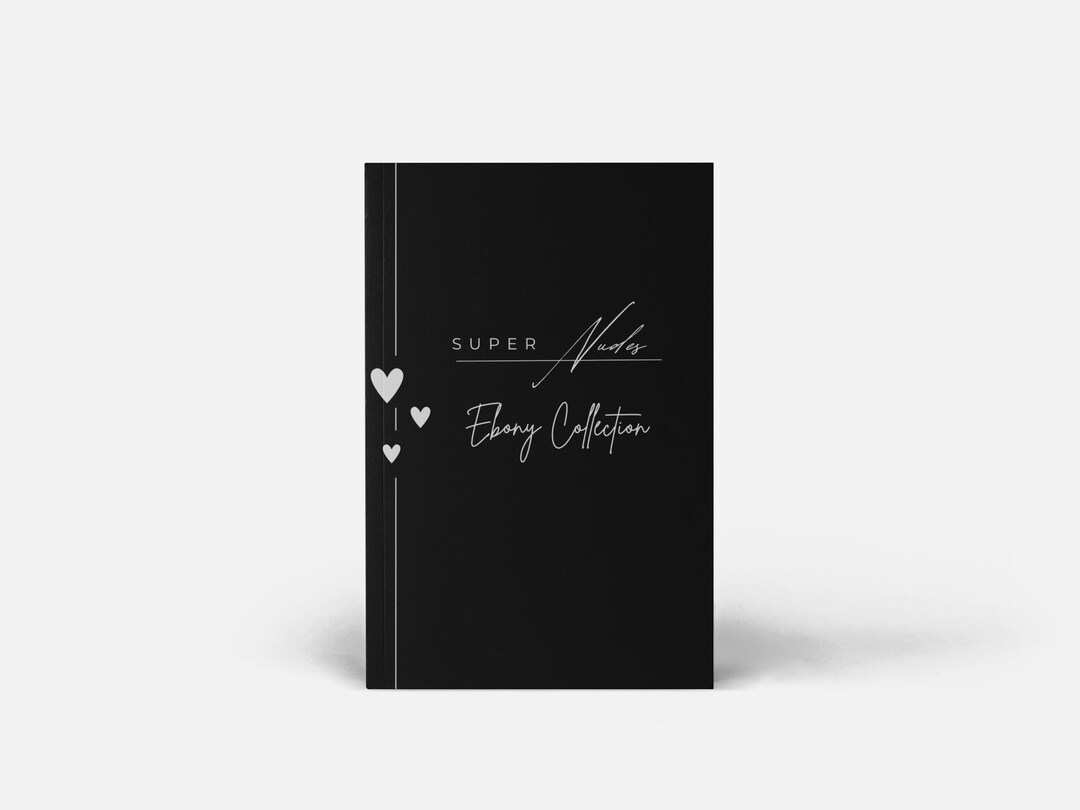 Topless Nude Ebony Babes Collection 90 Page Photo Book L Quality