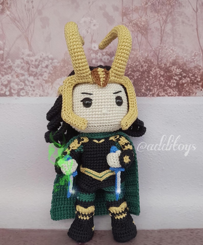 crochet patterns, amigurumi pattern, amigurumi loki, amigurumi marvel, marvel loki, loki doll, loki crochet, marvel crochet, crochet doll pattern, digital pattern, doll making tutorial, doll pattern, pdf pattern