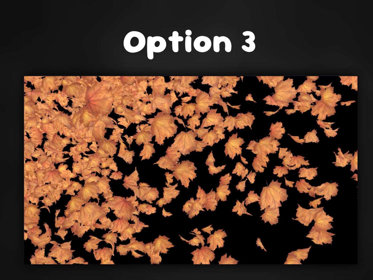 Falling Leaves Stinger Transition for Streamers,obs,twitch,youtube,kick ...