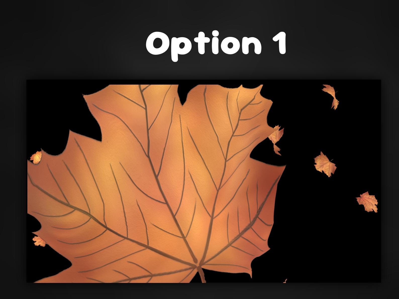 Falling Leaves Stinger Transition for Streamers,obs,twitch,youtube,kick ...