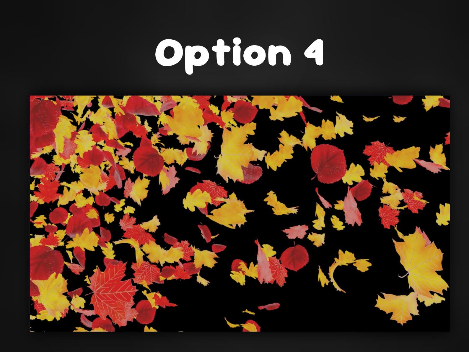 Falling Leaves Stinger Transition for Streamers,obs,twitch,youtube,kick ...