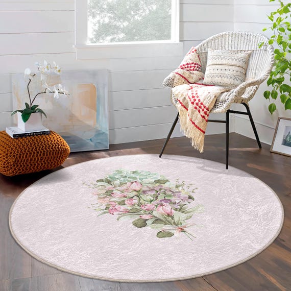 Ronde vloerkleden in roze kopen | leuke designs