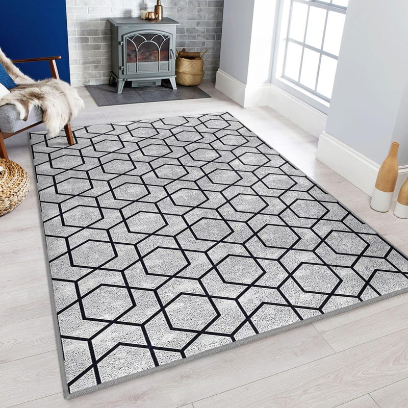 Hexagonal Rug - Etsy