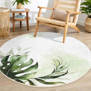Green Living Room Ru Exotic Circle Rug Watercolor Circle Ca