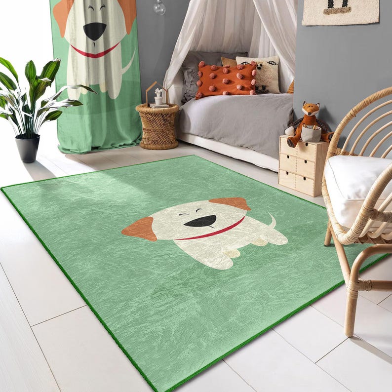 Easy Clean Rug - AntiSlip Area Rug  -Dog Activity Mat