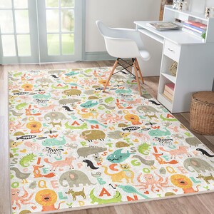 Baby Learning Carpet Runner - ABC Toddler Rug Carpet - Trend Hedgehog Rug