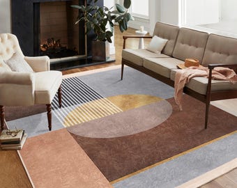 Tappeto Shaggy A Pelo Lungo Antiscivolo Moderno Per Salotto Camera Soggiorno In Diversi Colori E Misure, Colore Intenso Brillante, 140x200 cm Marrone | Leroy Merlin