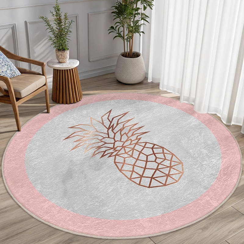 Pineaaple Insoired Rug Pineapple Rug - Etsy