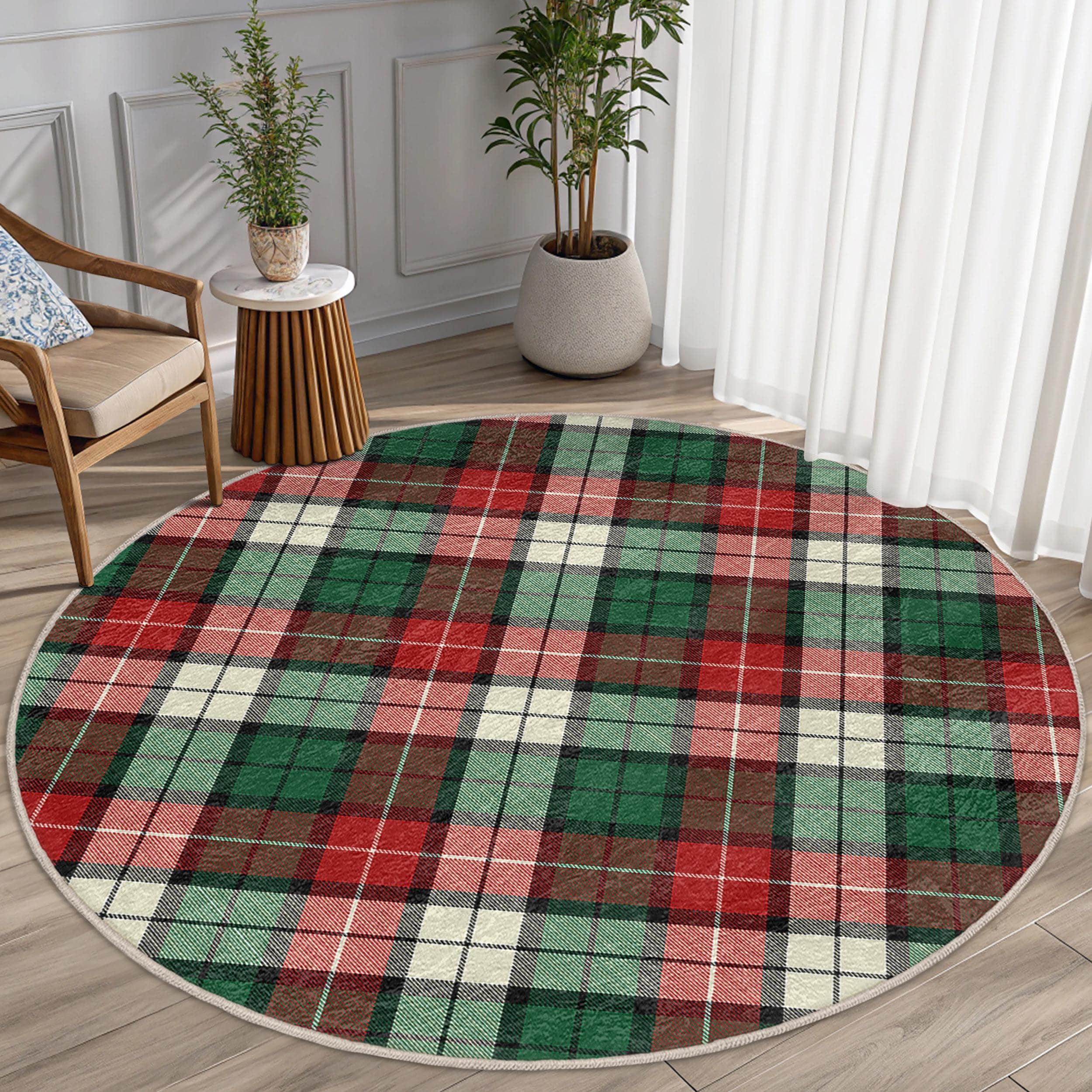MIYOSHI RUG ミヨシラグ TARTAN タータン グリーン 【公式通販】