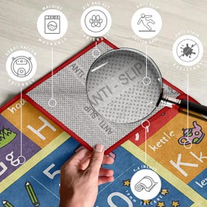 ABC Nursery Rug Classroom Rug Fun Learning Mat