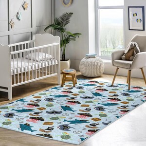 Soft Playful Rug Sea World Rug Infant Sea Mat
