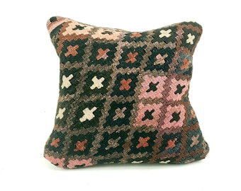 Maimana Kilim Throw Pillow. Cushion