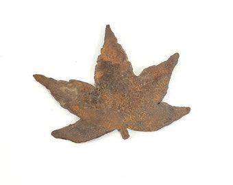 Hand cut Rustic Japanese Maple Leaf