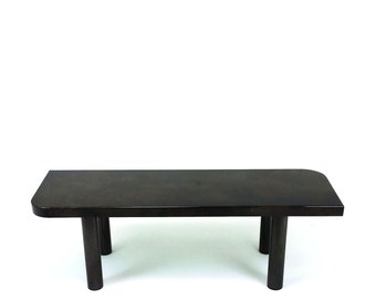 Multi Color Speckle Finish Steel Coffee Table.