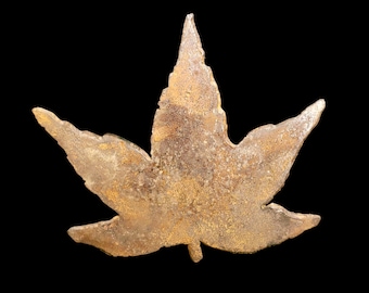 Freehand Cut Rustic Japanese Maple Leaf