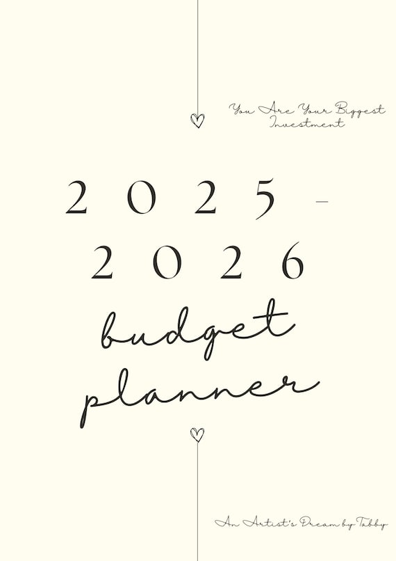Planificateur Budgétaire Mensuel 2025-2026 – Carnet De Suivi Financier Avec Feuille D’autocollants, 14 X 21 Cm