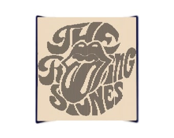 Rolling Stones Cut and Fold Book Pattern