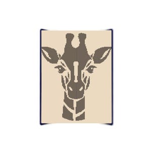 Giraffe Cut and Fold Book Pattern