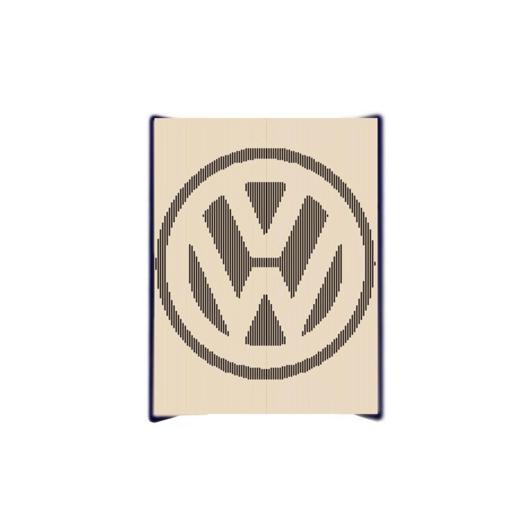 Vw Inka Pattern Volkswagen Cut and Fold Book Pattern - Etsy