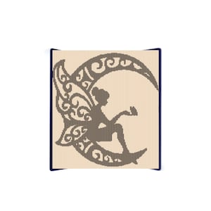 Crescent Fairy Cut and Fold Book Pattern