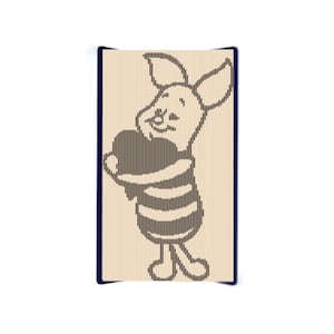 Patrón de libro recortable y plegable de Piglet