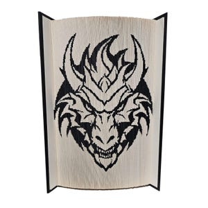 Fierce Dragon Book Folding Pattern