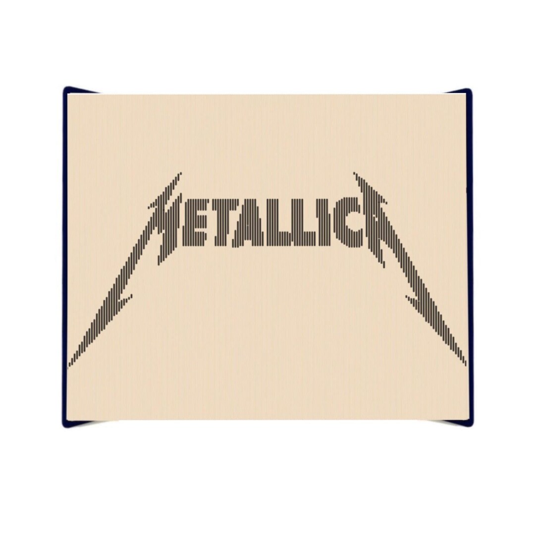 Metallica Cut and Fold Book Pattern - Etsy