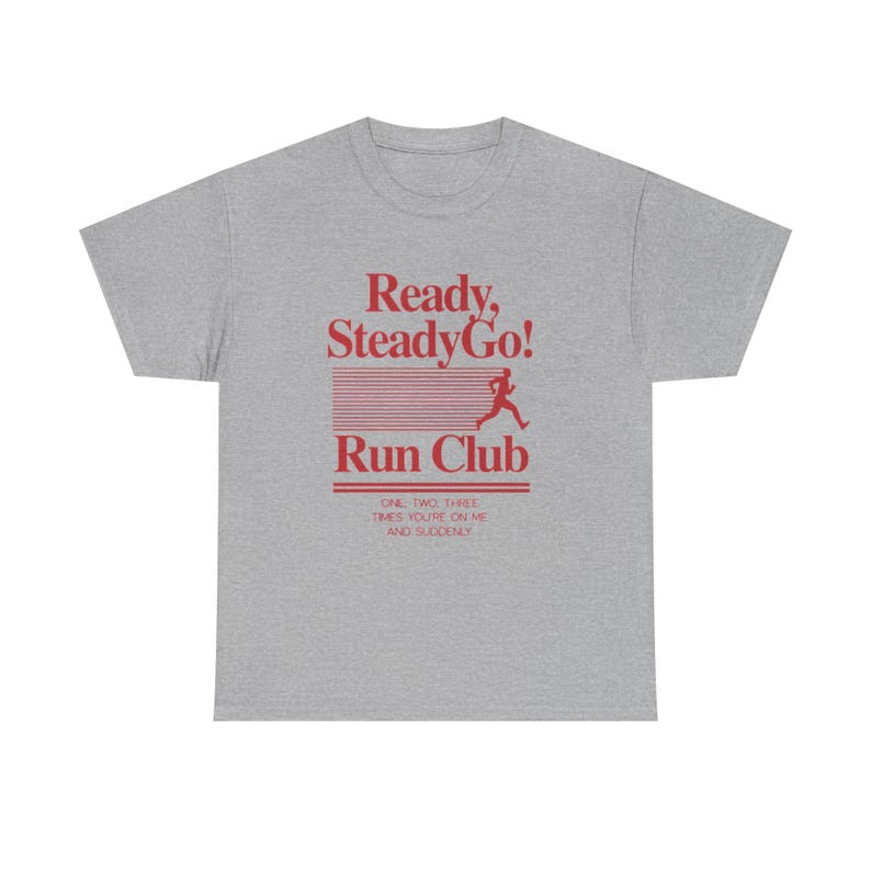Ready Steady Go Run Club T-Shirt | Harry Styles Run Club Tee, Harry Styles Merch image 5