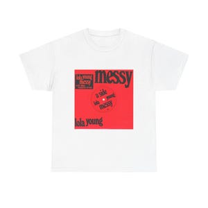 Lola Young 'Messy' Album Cover T-Shirt, Pop Singer Fan Merch Tee, Unisex Cotton Top