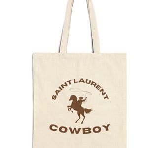 Saint Laurent Cowboy Bomullsväska | Role Model Merch