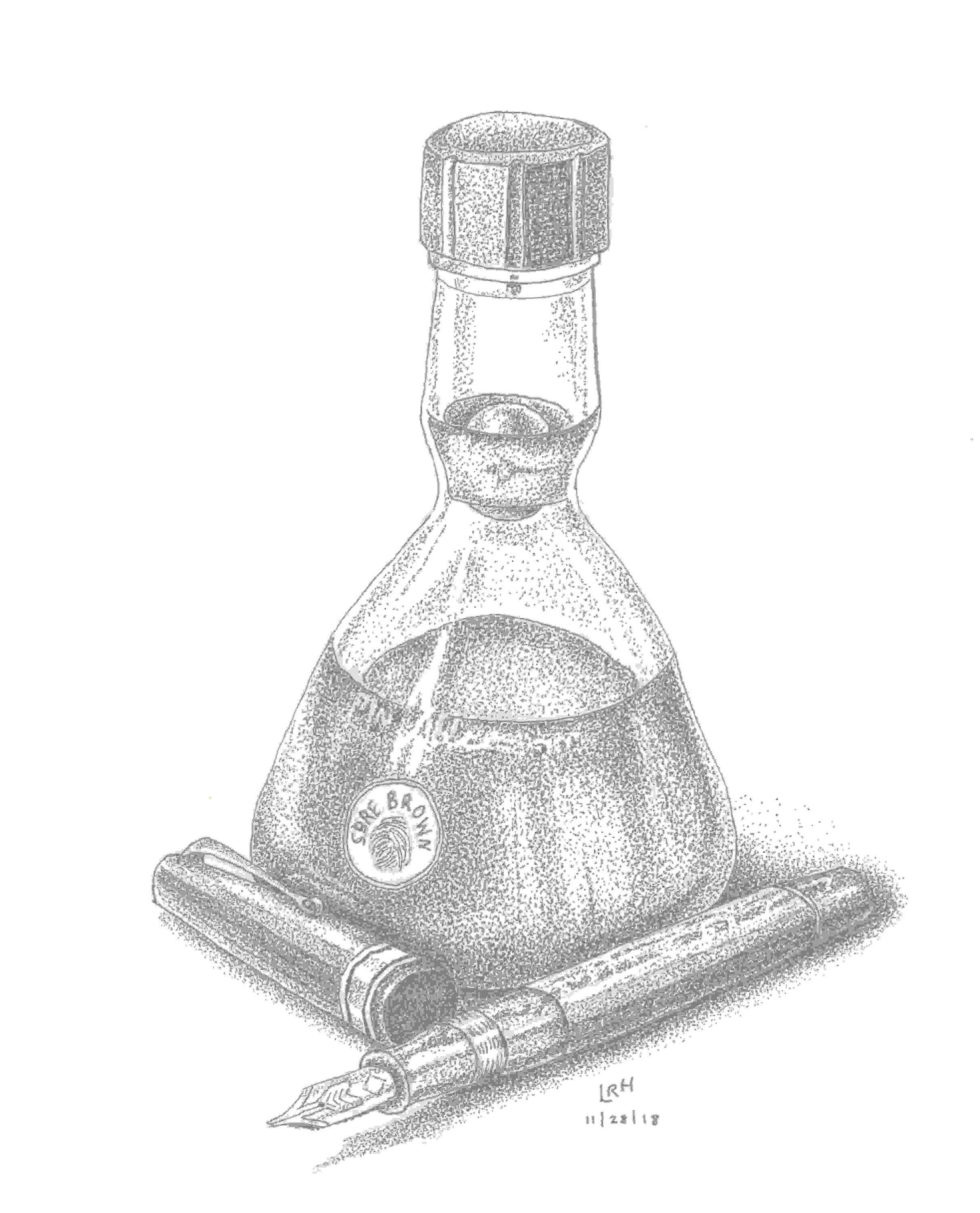 Print Pen and Ink Drawing of Pen and Ink Giclee Print from Original ...