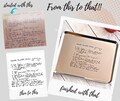 Stainless Steel Baking Sheet engraved with a Handwritten recipe, Heirloom pan, Grandma's recipe, non toxic and healthy, sheet tray