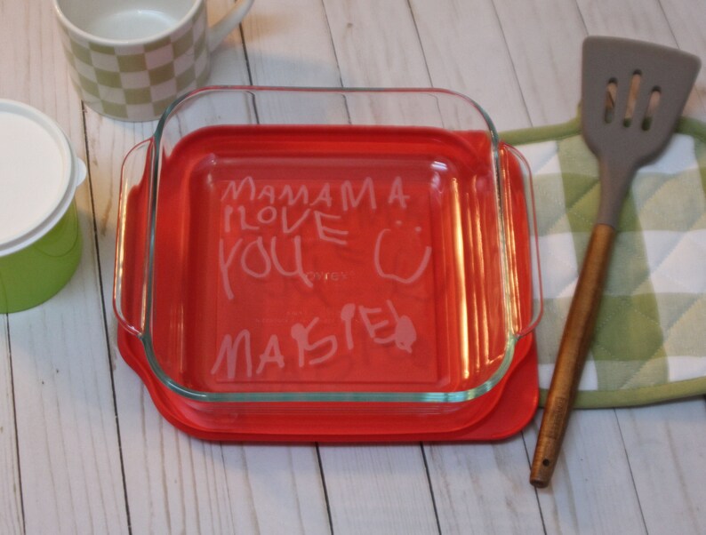 Personalized Casserole Dish Thank You Gift Custom Engraved Etsy
