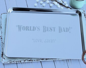 Stainless Steel Baking Sheet Etched With Custom Saying or Artwork, Non Toxic  and Healthy, Cookie Sheet, Sheet Tray 