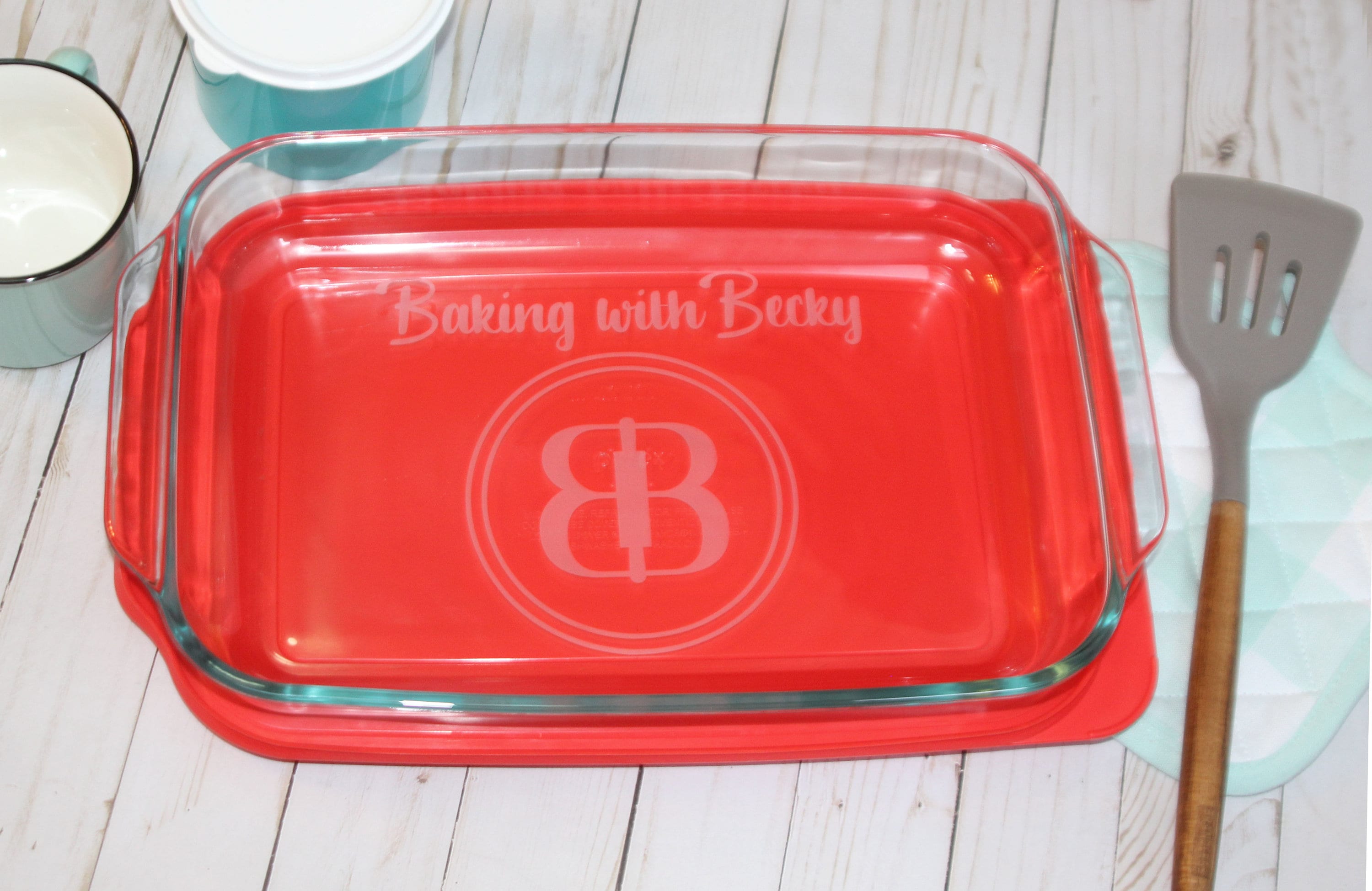 Personalized Casserole Dish, You Choose Your Wording, Custom Engraved ...