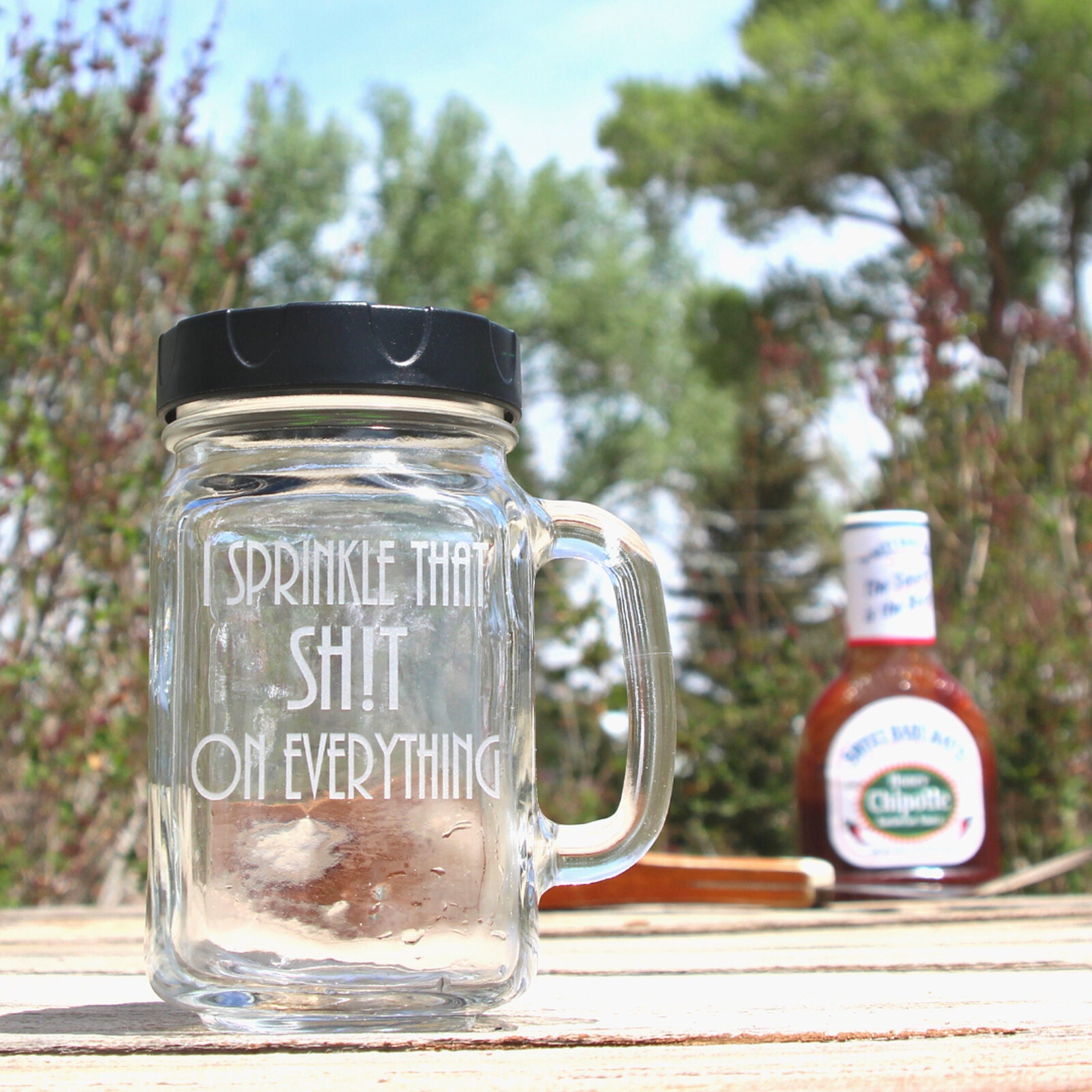 Spice Up Your Storage: 16oz Tall Glass Jars with Shaker Lids