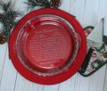 Custom Engraved Family Recipe Pie Plate, Pie recipe, Valentine gift, Gift for baker, Bridal shower gift, Wedding gift