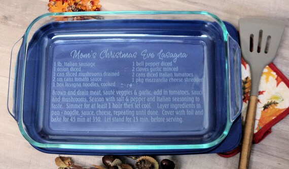 personalized casserole dish favorite