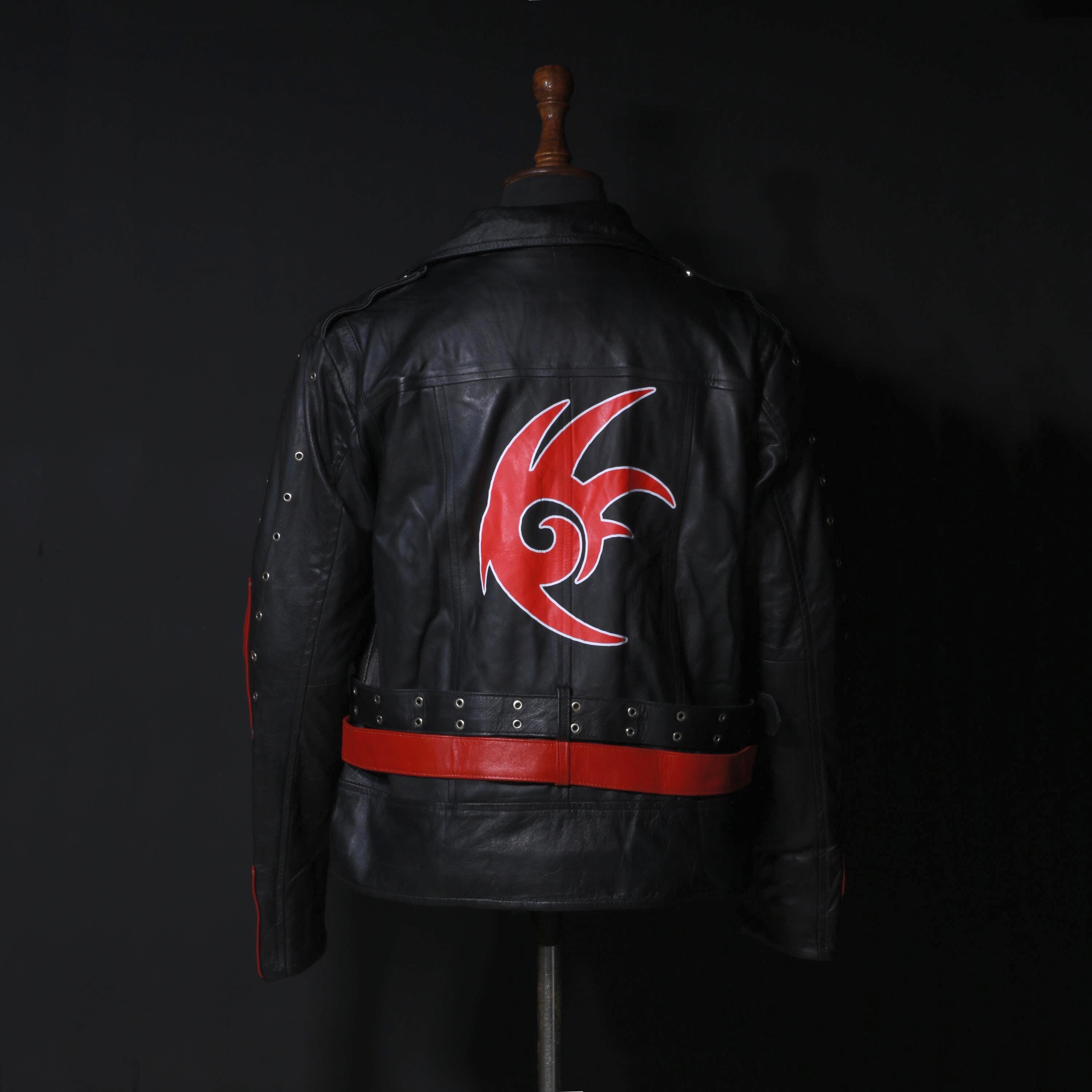 Sonic the Hedgehog Shadow Cosplay Leather Jacket Unisex