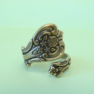 One Spoon Ring, Antiqued Brass - Style No. One