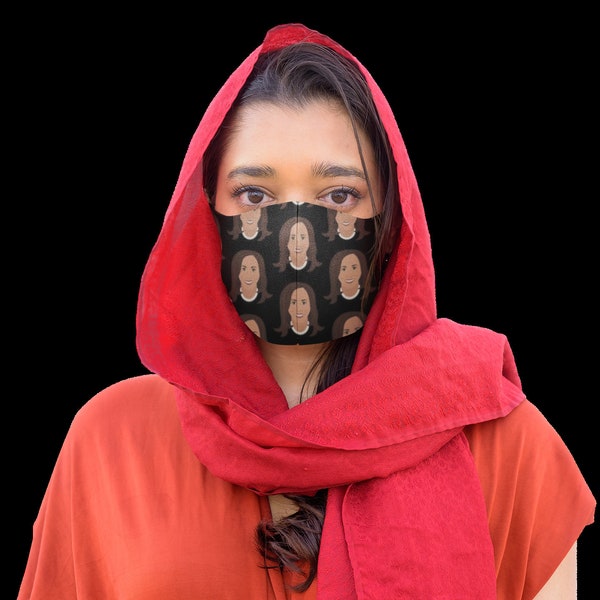 Kamala Face Mask, Kamala Harris Face Mask, Madam Vice President, AKA, We Did It!, Kamala Harris. with PM 2.5 filter for addtional protection