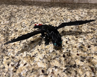 HTTYD 3D Printed Articulated Toothless & Lightfury