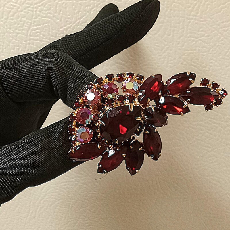 Rhinestone Brooches - Etsy